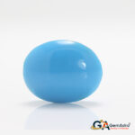Turquoise (Firoza) 7.81 Carat (8.59Ratti) - Image 3