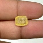 Yellow Sapphire 6.57 Carat (7.23 Ratti Pukhraj)