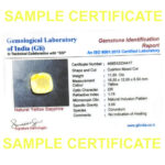 Yellow Sapphire 6.22 Carat (6.84 Ratti Pukhraj) - Image 2